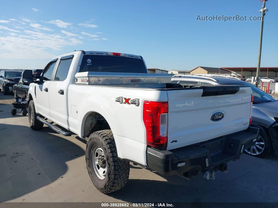 2018 Ford F-250 Xl White vin: 1FT7W2B65JEC45682