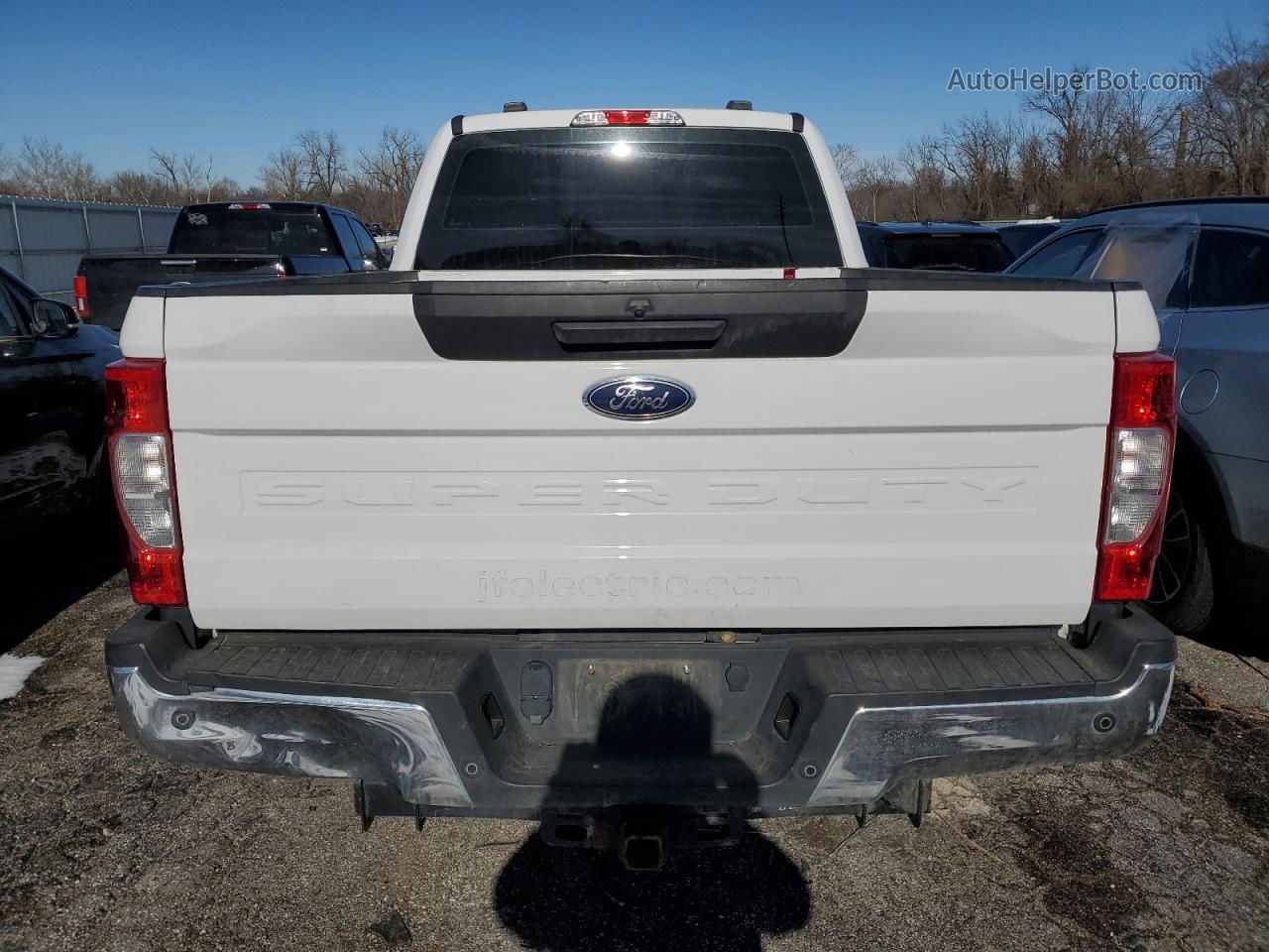 2020 Ford F250 Super Duty White vin: 1FT7W2B65LEC52327