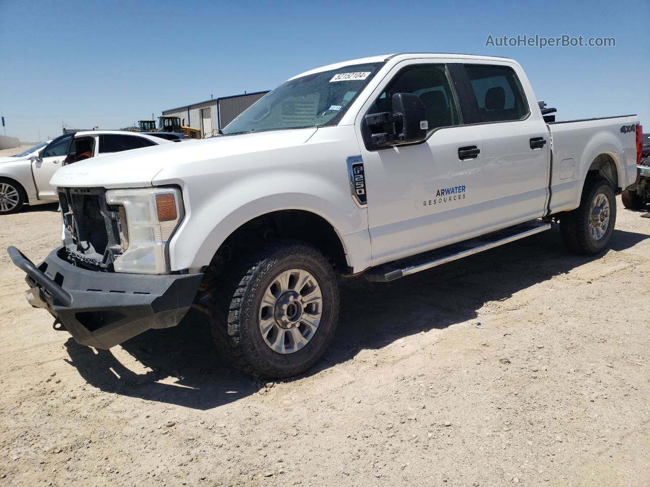 2020 Ford F250 Super Duty White vin: 1FT7W2B65LED48751