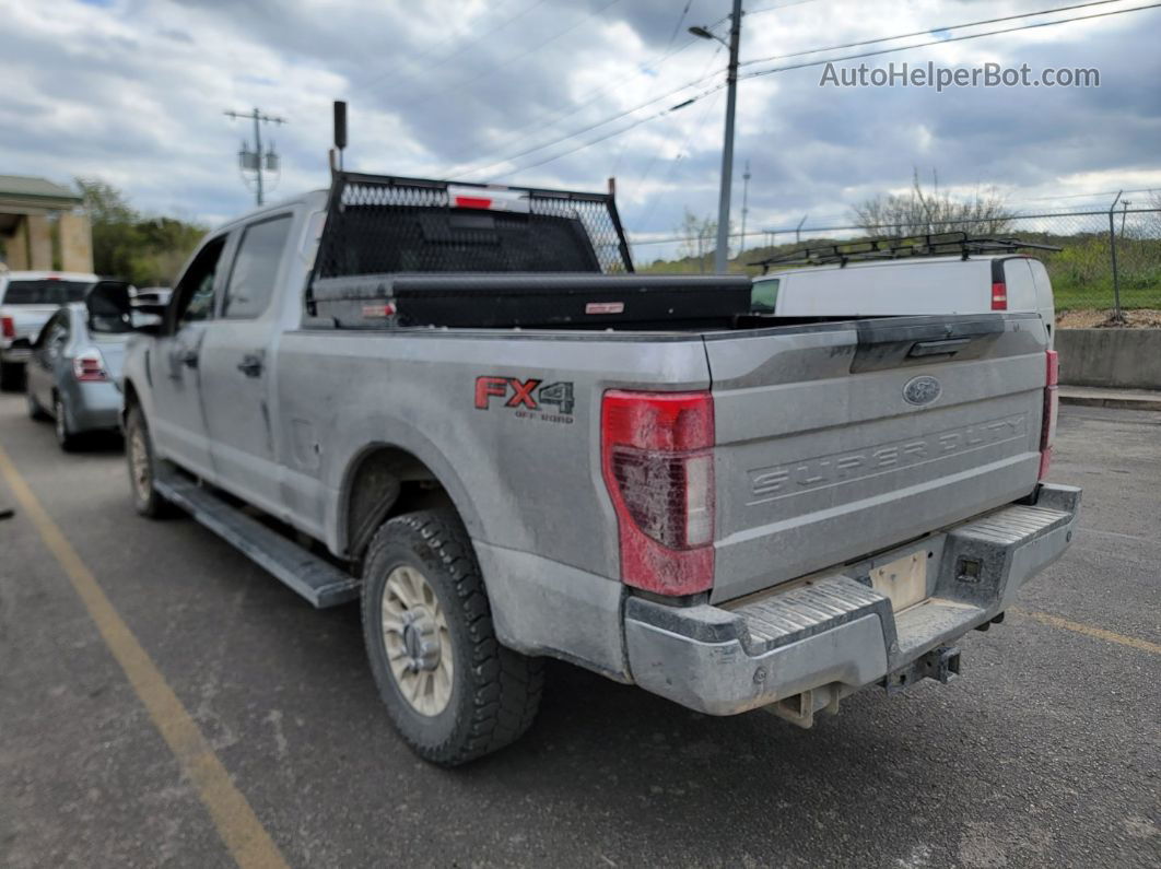 2020 Ford F250 Super Duty Silver vin: 1FT7W2B65LED95911