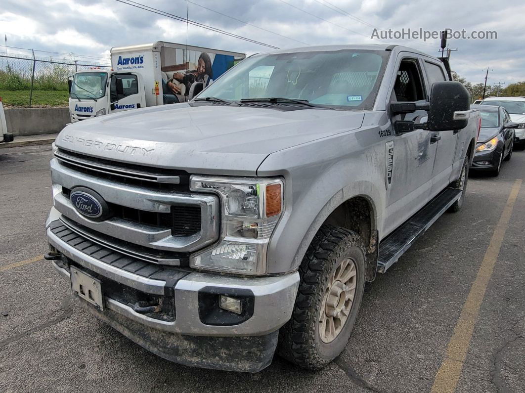 2020 Ford F250 Super Duty Silver vin: 1FT7W2B65LED95911