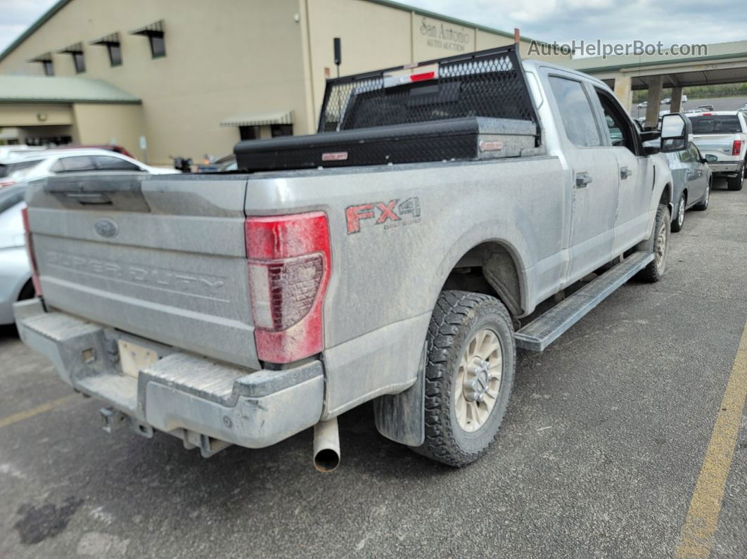 2020 Ford F250 Super Duty Silver vin: 1FT7W2B65LED95911