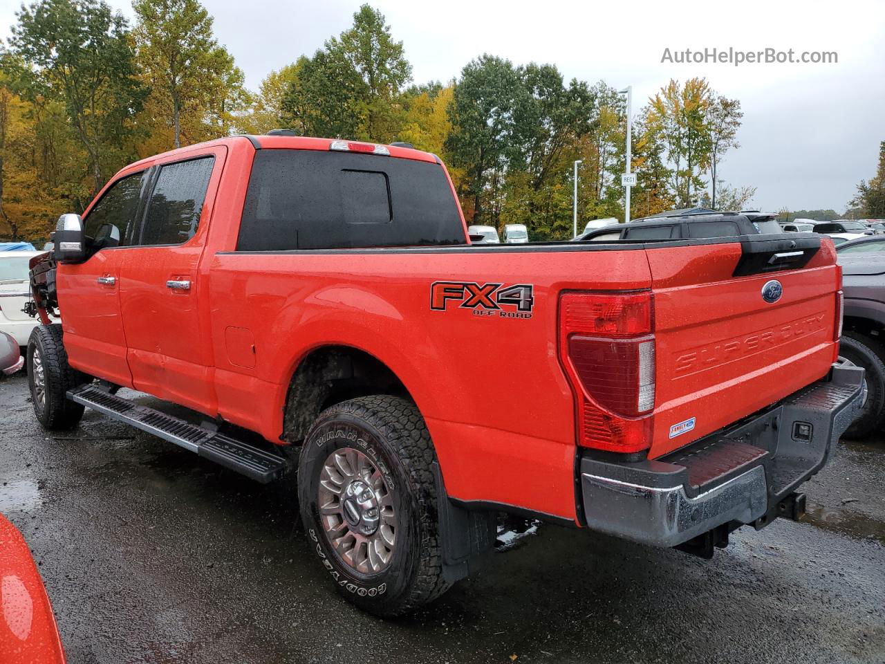 2020 Ford F250 Super Duty Красный vin: 1FT7W2B66LEE24963