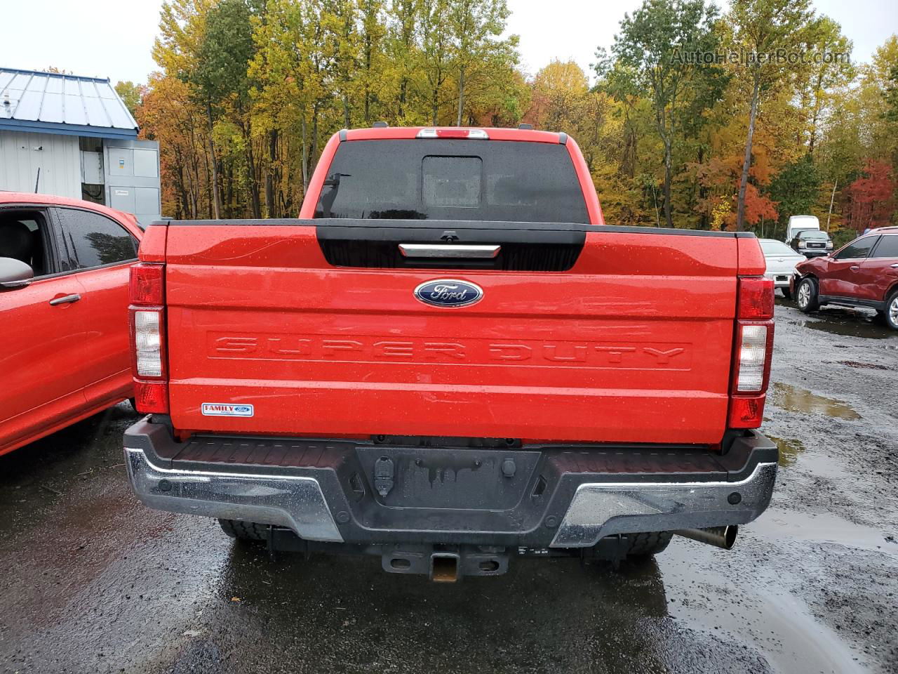 2020 Ford F250 Super Duty Красный vin: 1FT7W2B66LEE24963