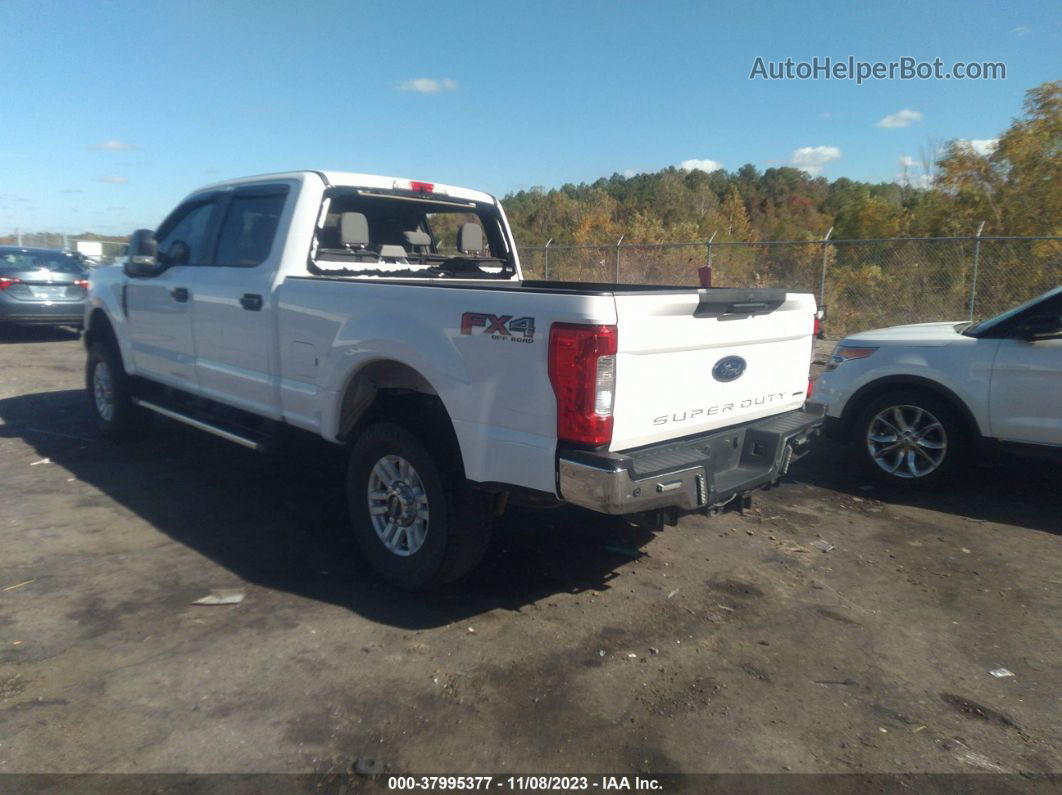 2018 Ford F-250 Xl White vin: 1FT7W2B67JEB39914