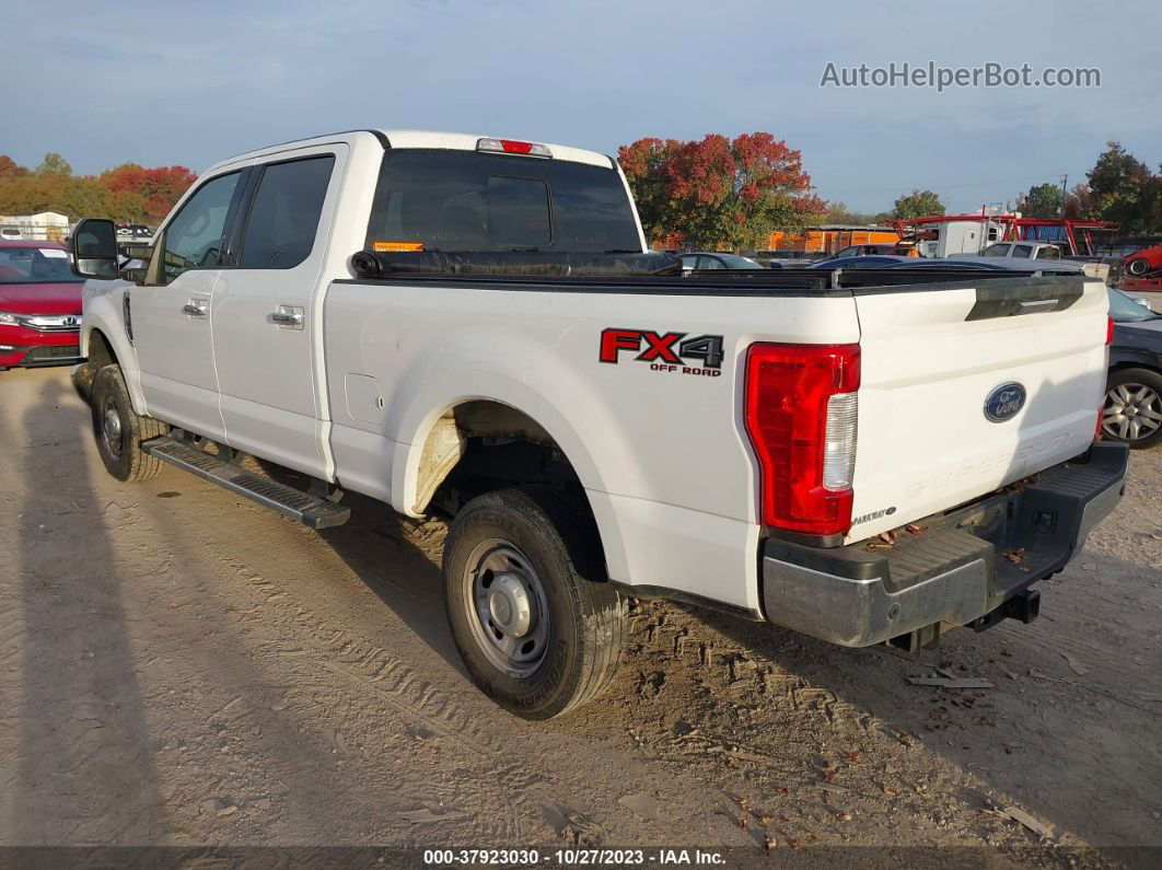 2018 Ford Super Duty F-250 Srw Xl/xlt/lariat White vin: 1FT7W2B67JEB70158