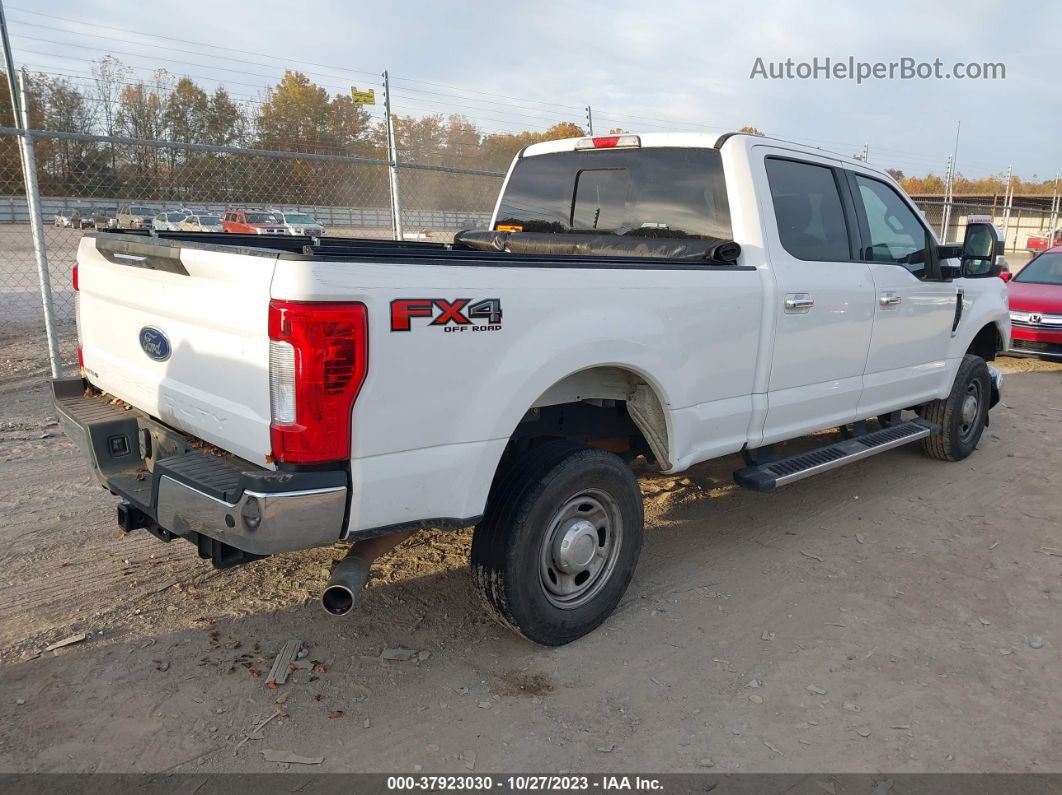 2018 Ford Super Duty F-250 Srw Xl/xlt/lariat White vin: 1FT7W2B67JEB70158