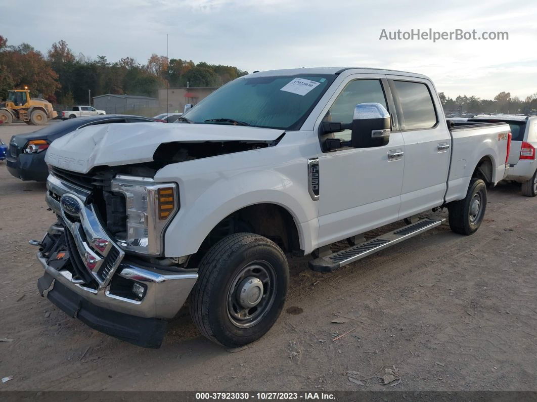 2018 Ford Super Duty F-250 Srw Xl/xlt/lariat White vin: 1FT7W2B67JEB70158