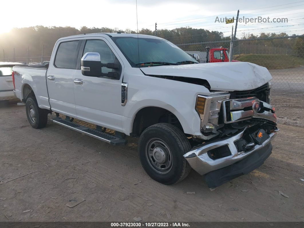 2018 Ford Super Duty F-250 Srw Xl/xlt/lariat White vin: 1FT7W2B67JEB70158