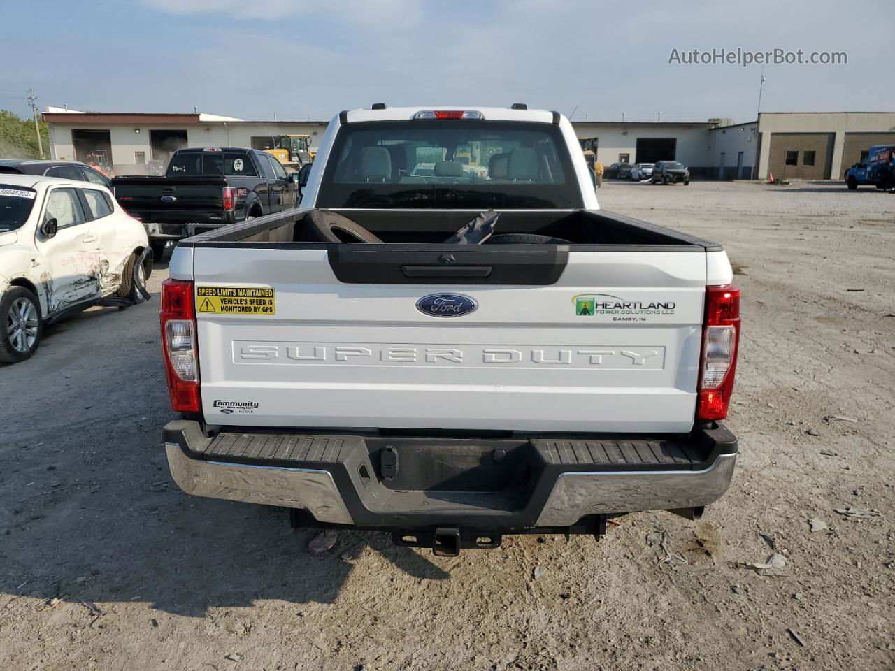 2020 Ford F250 Super Duty White vin: 1FT7W2B67LEE31775