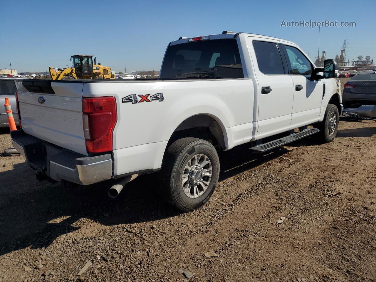 2020 Ford F250 Super Duty White vin: 1FT7W2B68LEC46246