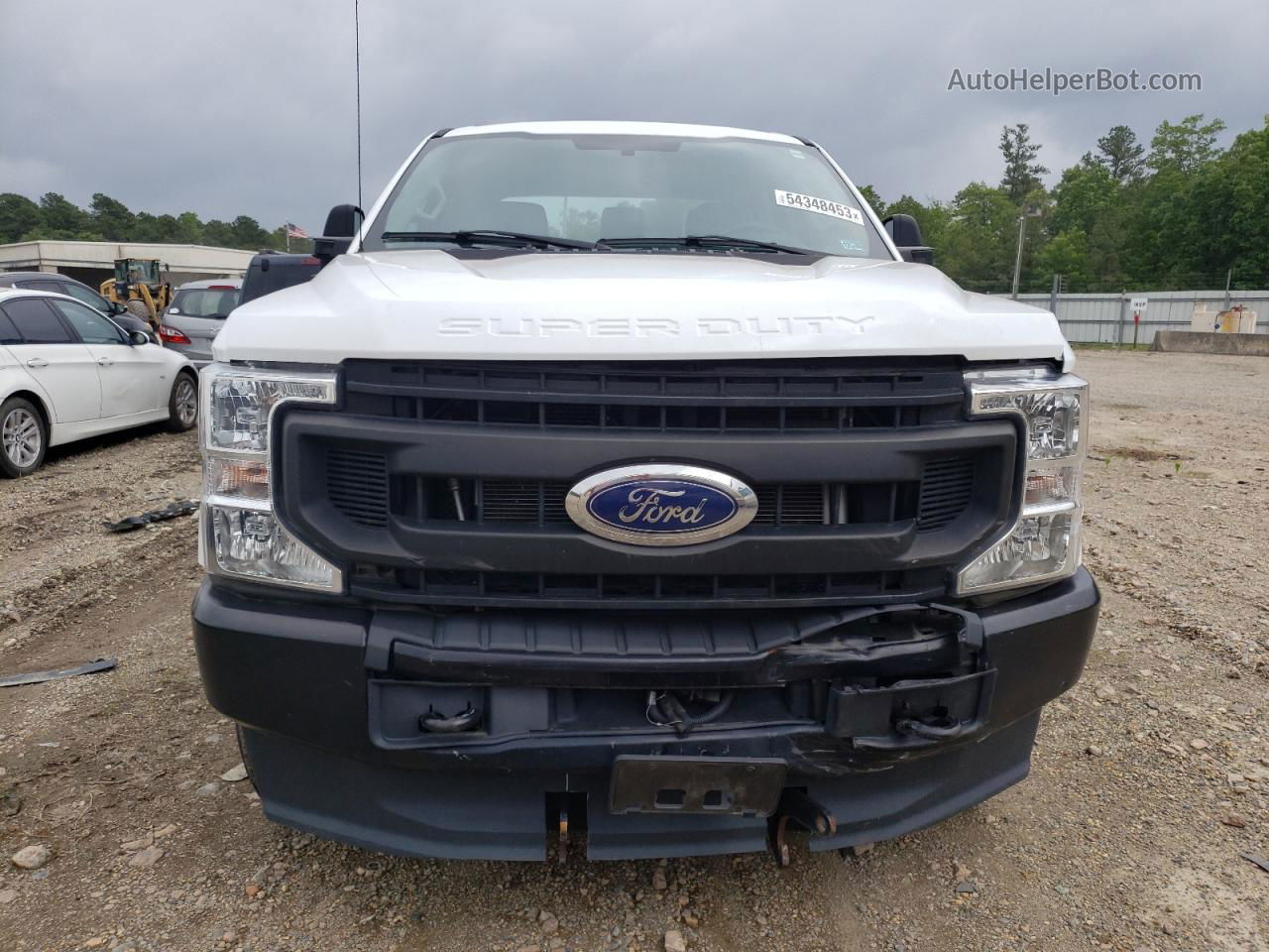 2020 Ford F250 Super Duty White vin: 1FT7W2B68LEE98059