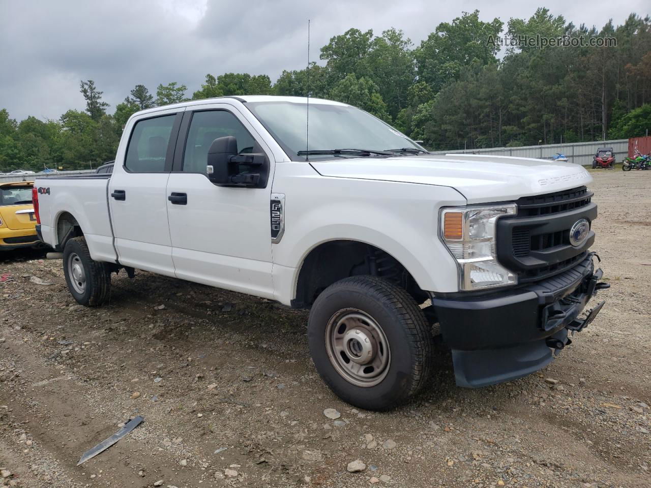 2020 Ford F250 Super Duty White vin: 1FT7W2B68LEE98059