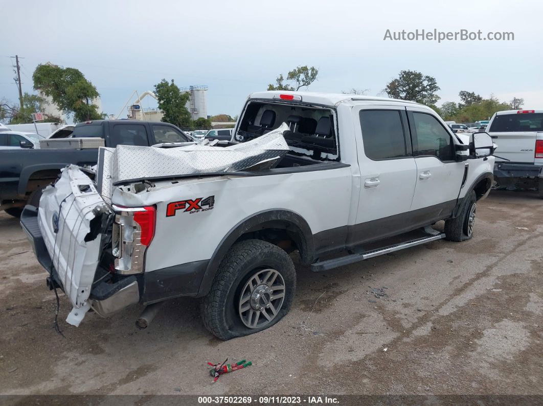 2018 Ford F-250 Lariat White vin: 1FT7W2B69JEC76837