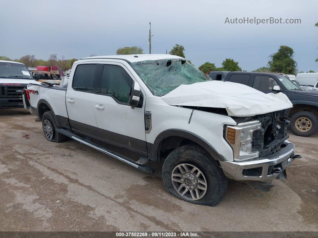 2018 Ford F-250 Lariat White vin: 1FT7W2B69JEC76837