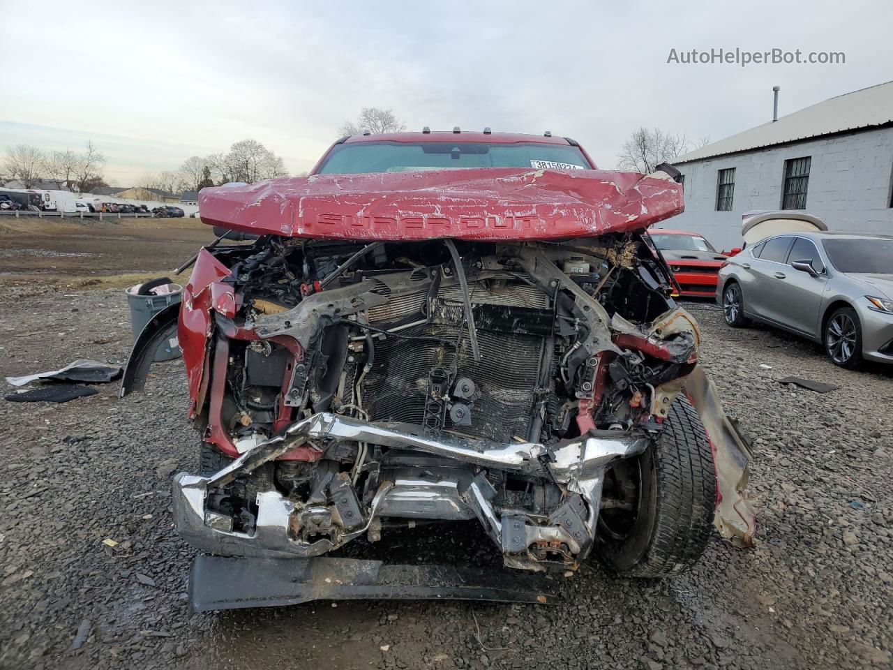 2020 Ford F250 Super Duty Burgundy vin: 1FT7W2B69LEC15507