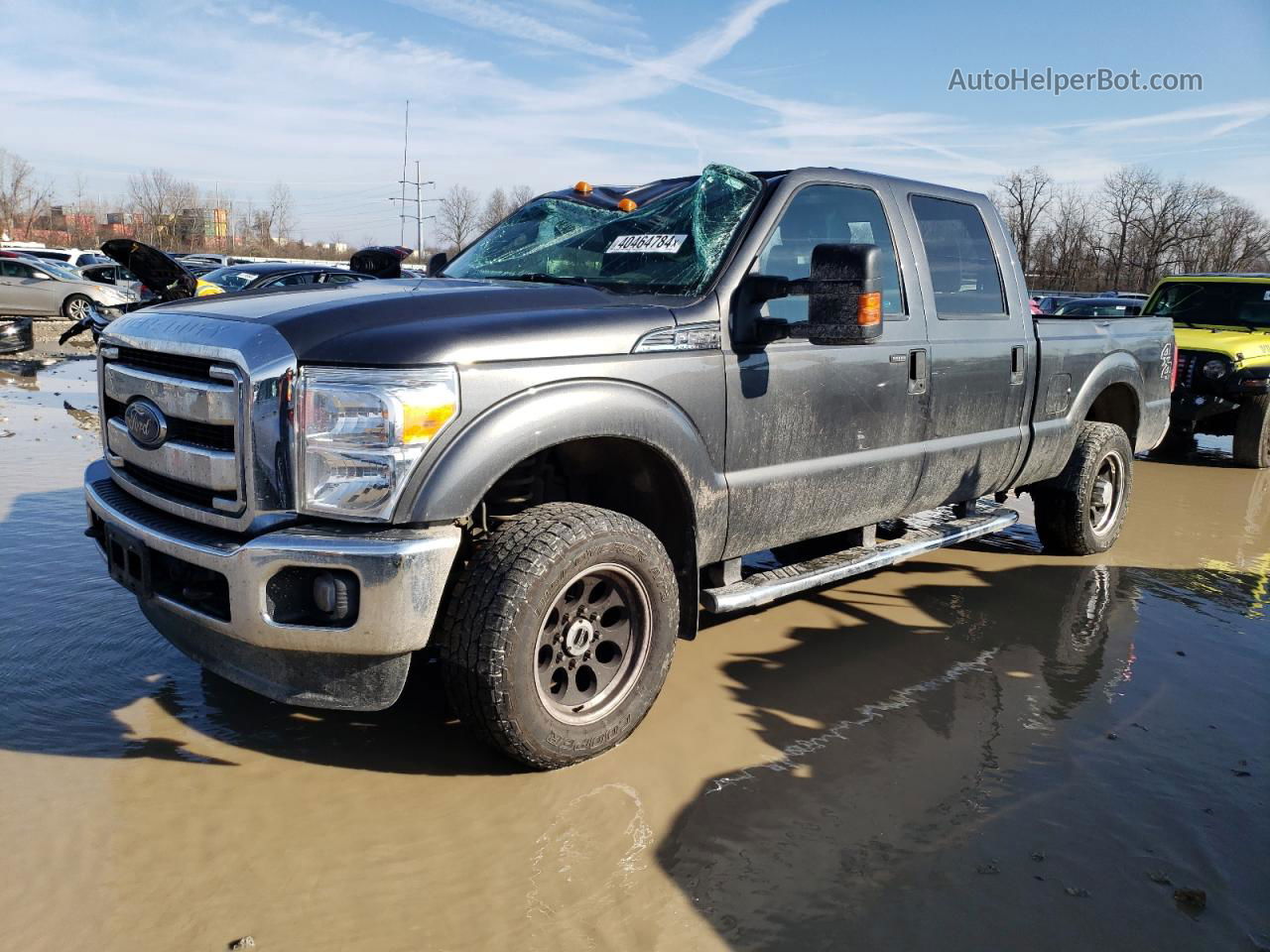 2016 Ford F250 Super Duty Gray vin: 1FT7W2B6XGEB74553