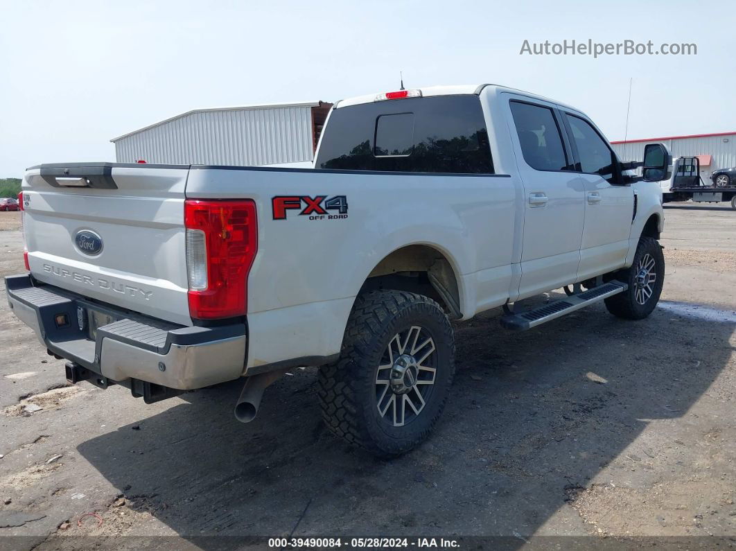 2018 Ford F-250 Lariat Белый vin: 1FT7W2B6XJEC74790