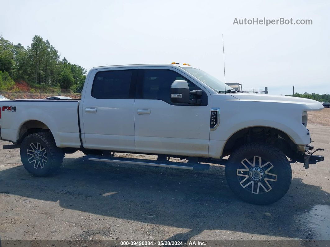 2018 Ford F-250 Lariat White vin: 1FT7W2B6XJEC74790