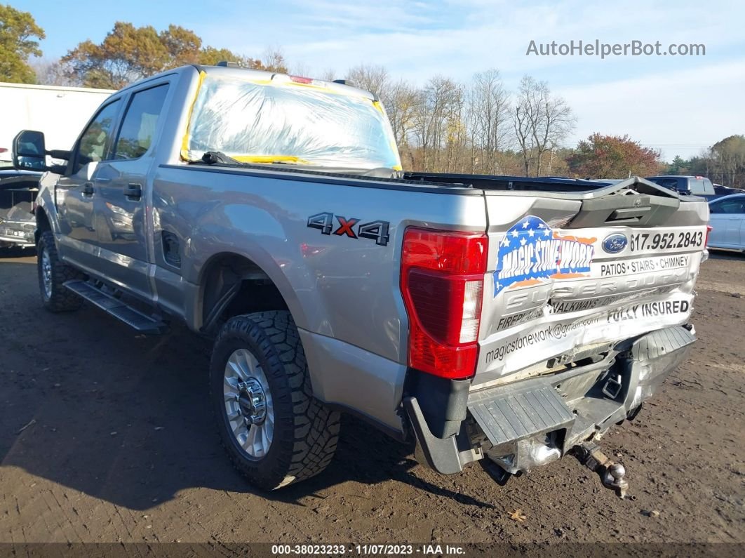 2020 Ford F-250 Xlt Silver vin: 1FT7W2B6XLEC46457