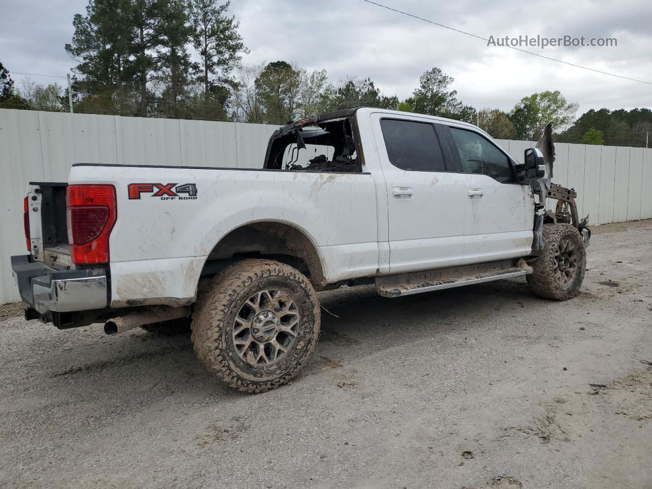 2020 Ford F250 Super Duty Белый vin: 1FT7W2B6XLEC59399