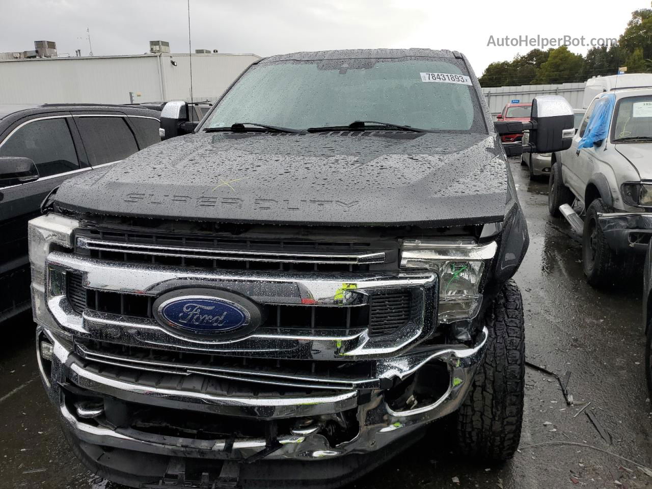 2020 Ford F250 Super Duty Угольный vin: 1FT7W2B6XLED50477