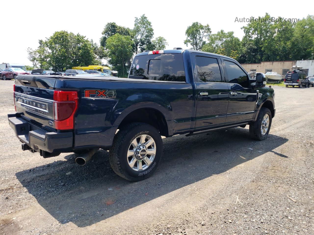 2020 Ford F250 Super Duty Blue vin: 1FT7W2BN4LEC26910