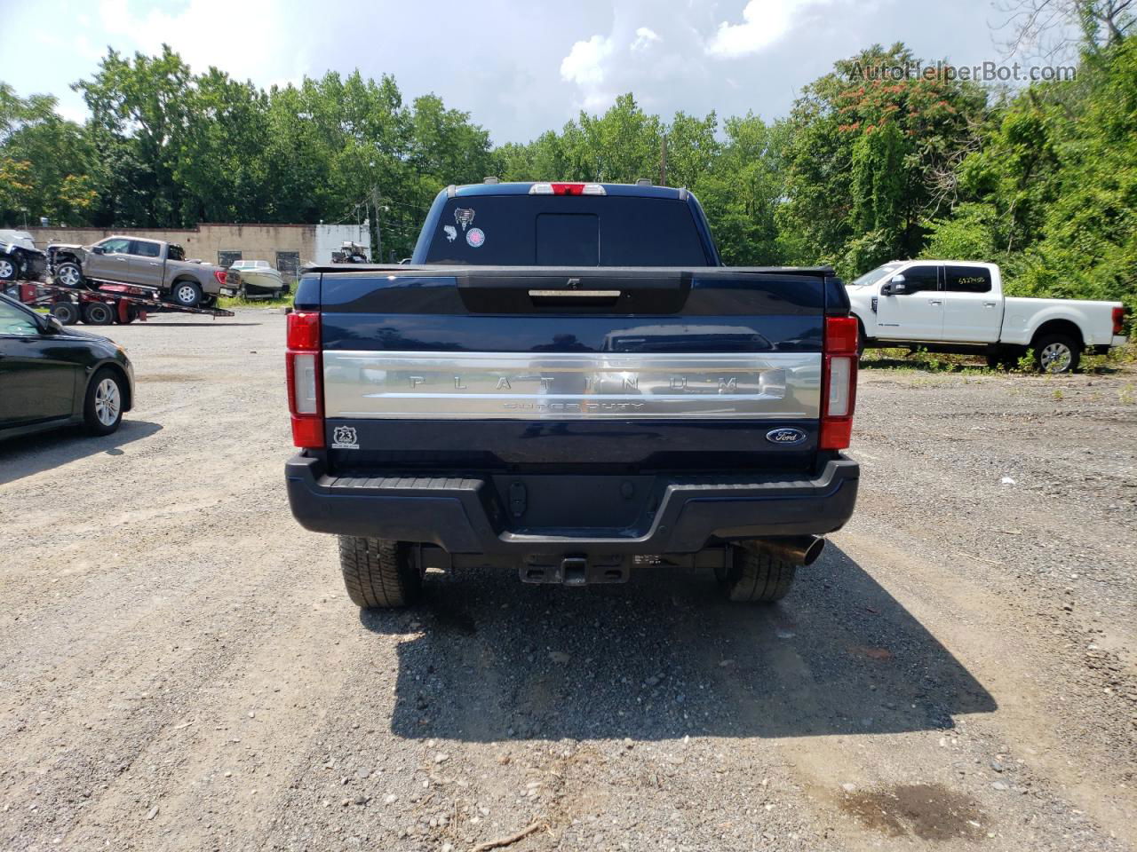 2020 Ford F250 Super Duty Blue vin: 1FT7W2BN4LEC26910