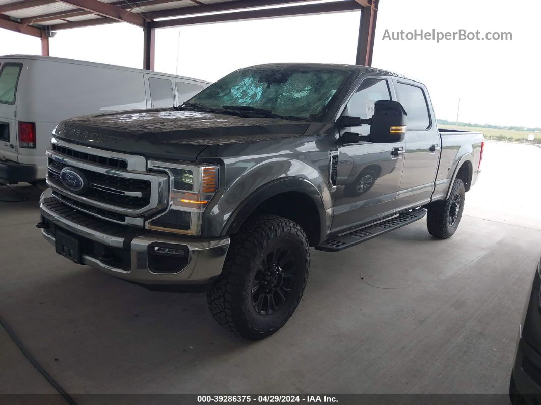 2020 Ford F-250 Lariat Gray vin: 1FT7W2BN5LED32816