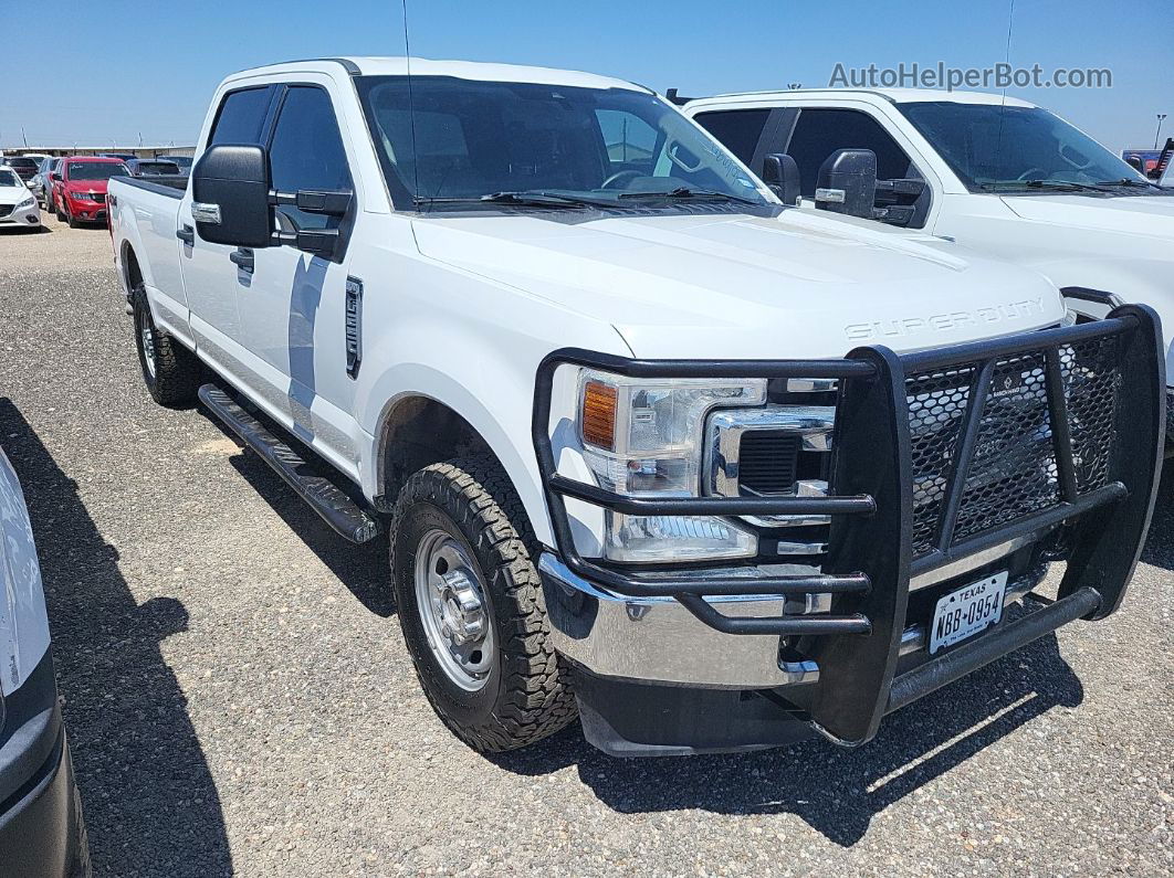 2020 Ford F-250 Xlt White vin: 1FT7W2BN6LEC12975