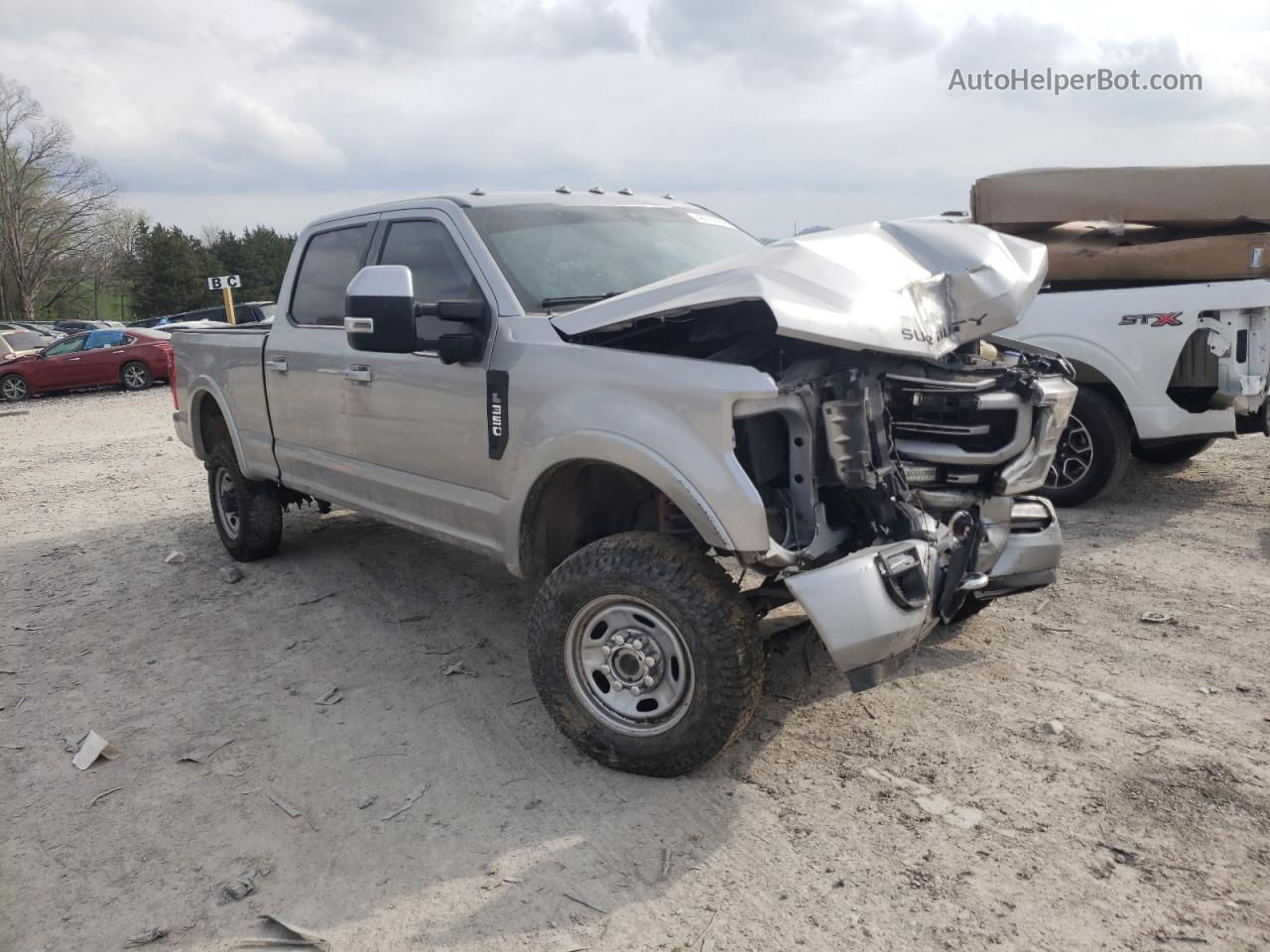 2020 Ford F250 Super Duty Серый vin: 1FT7W2BNXLEE43832