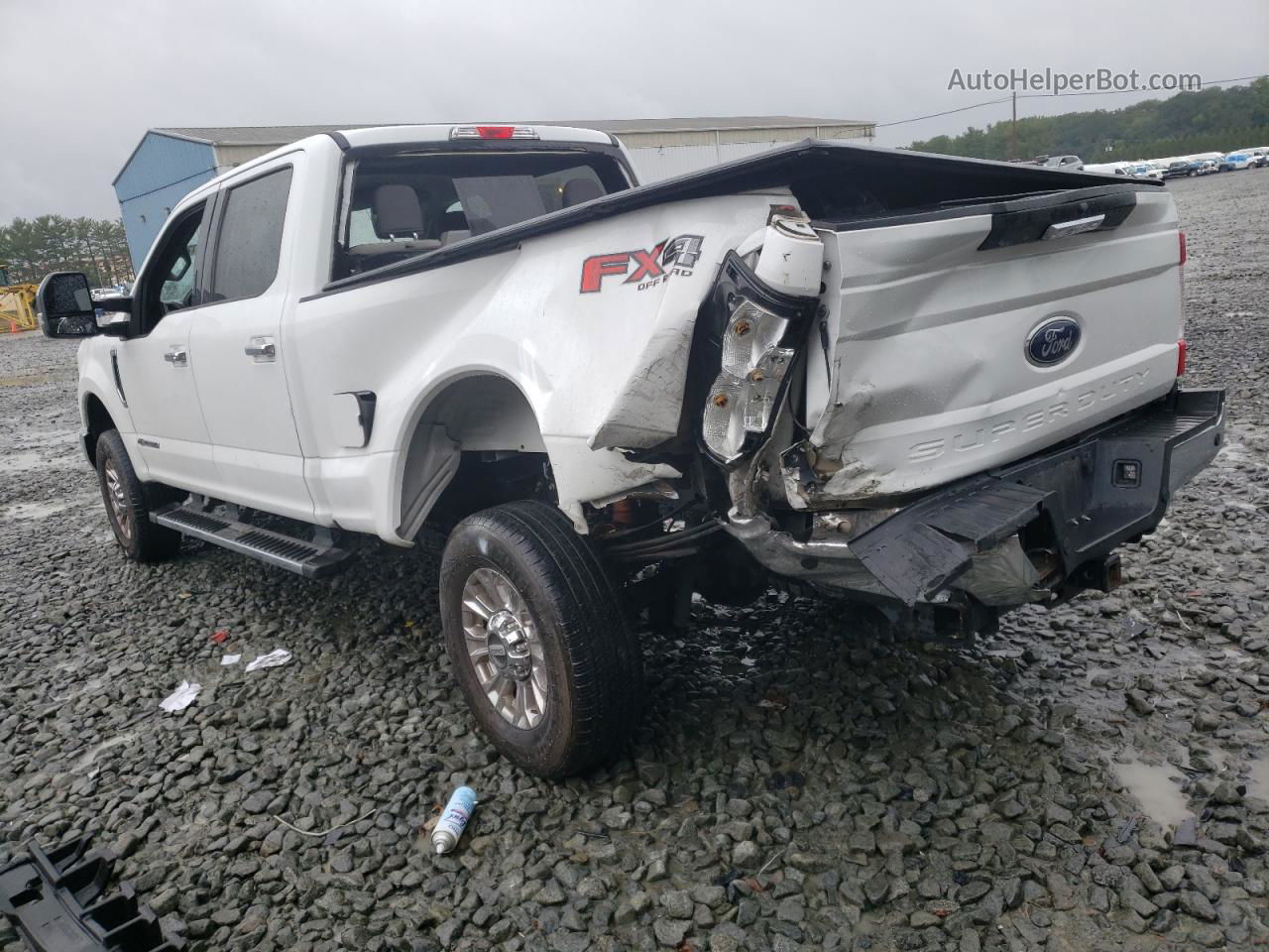 2018 Ford F250 Super Duty White vin: 1FT7W2BT0JEB16562