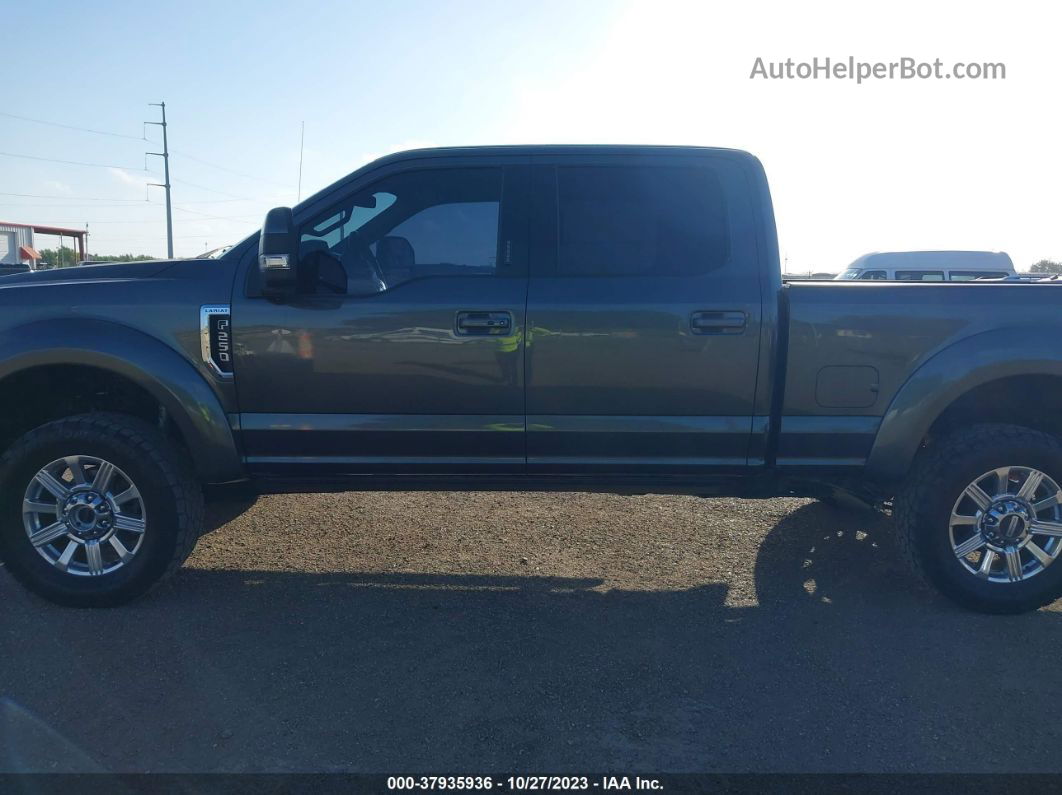 2018 Ford F-250 Lariat Gray vin: 1FT7W2BT0JEB61548