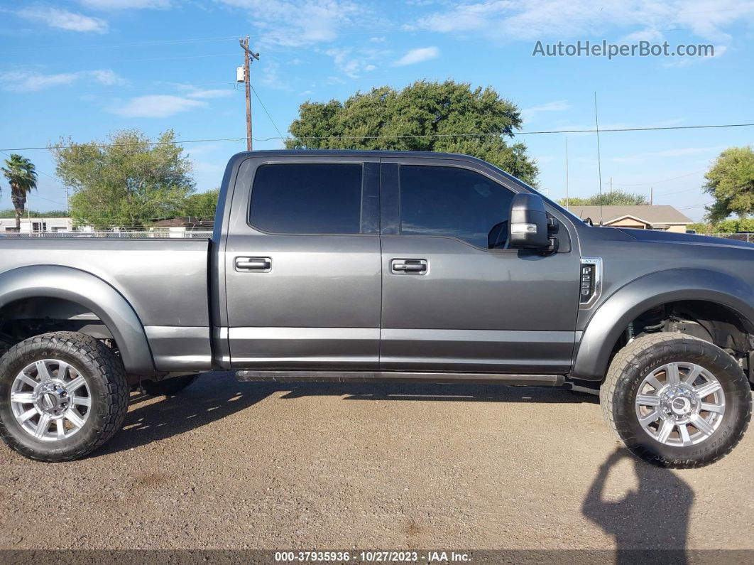 2018 Ford F-250 Lariat Gray vin: 1FT7W2BT0JEB61548