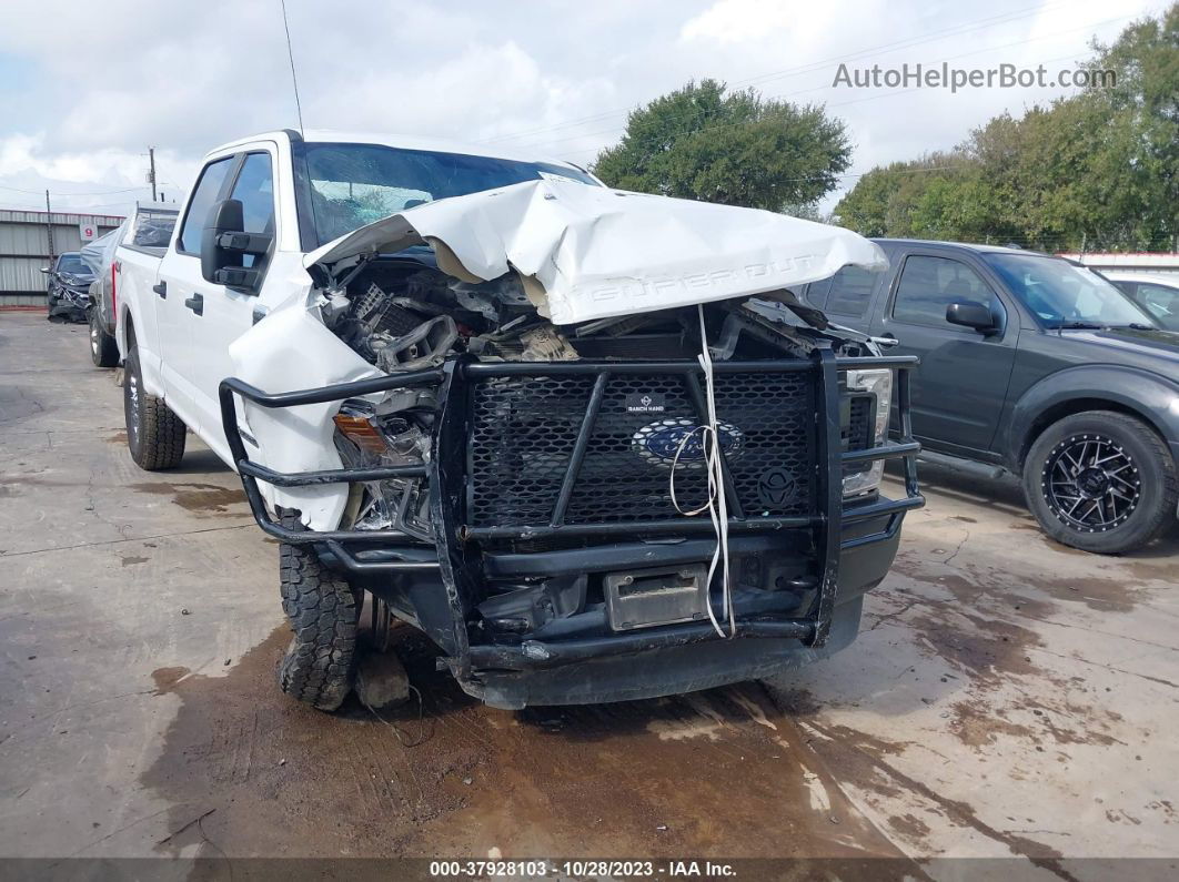 2018 Ford F-250 Xl White vin: 1FT7W2BT0JEC43022