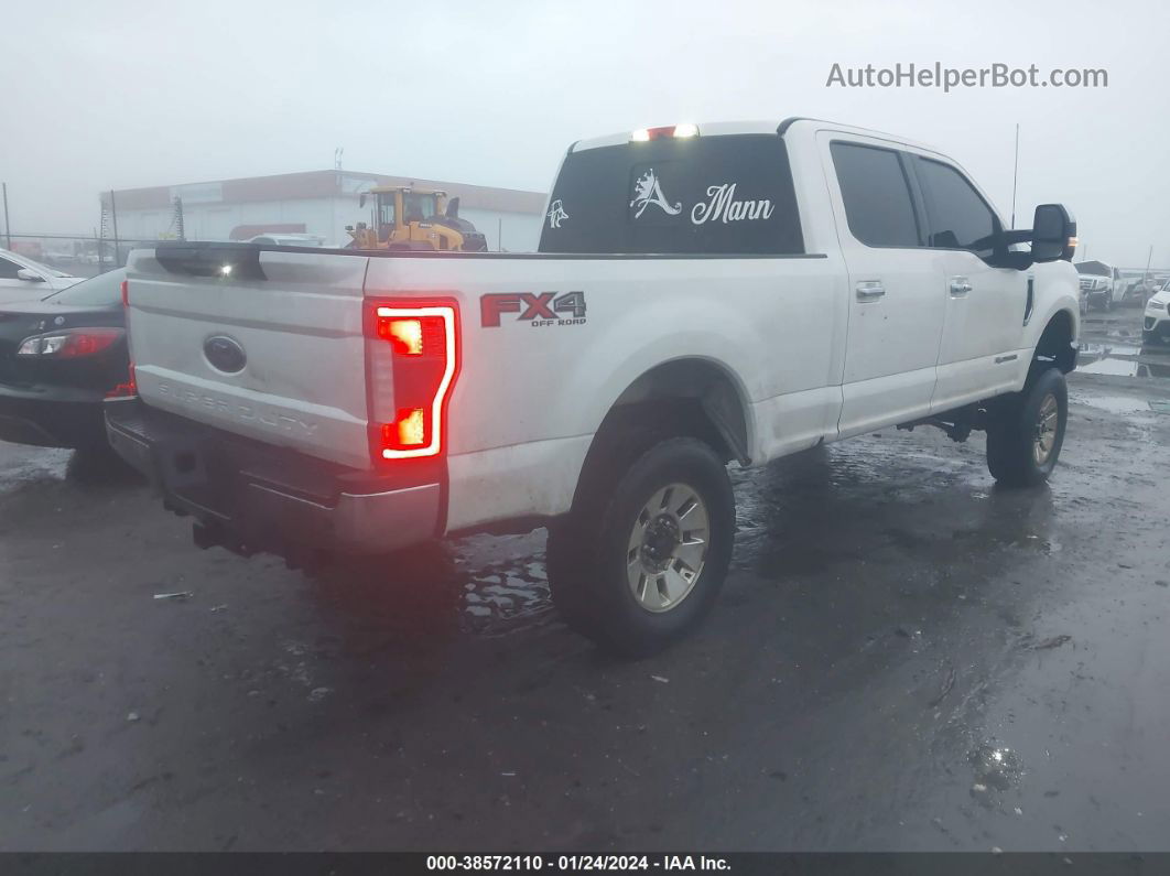 2018 Ford F-250 Lariat White vin: 1FT7W2BT0JEC58751