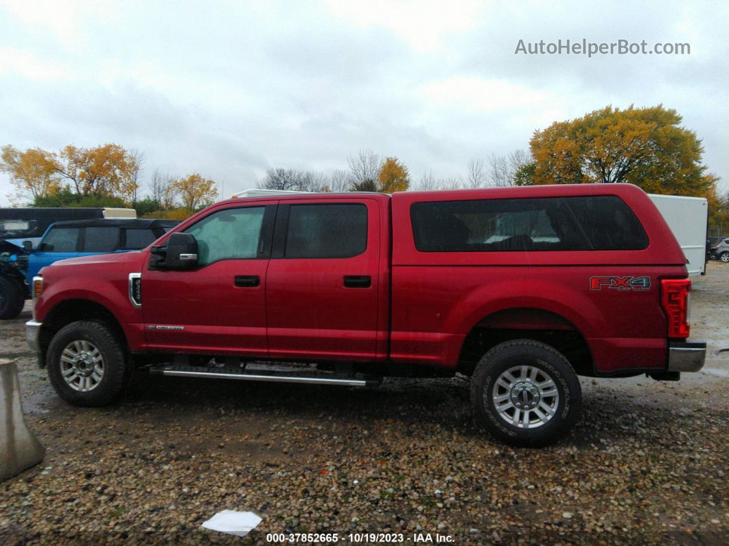 2018 Ford F-250 Xlt Red vin: 1FT7W2BT0JEC88056