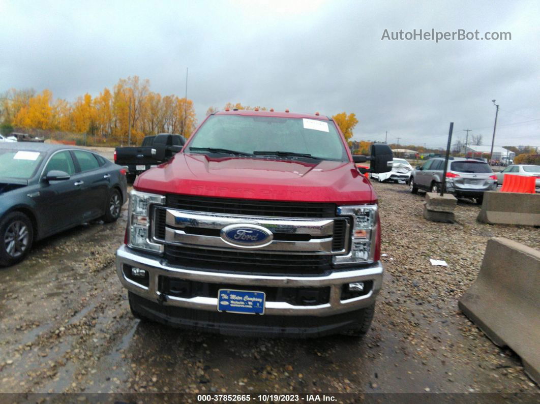 2018 Ford F-250 Xlt Red vin: 1FT7W2BT0JEC88056