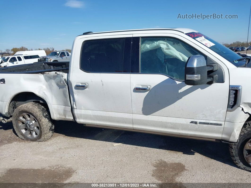 2020 Ford F-250 Platinum White vin: 1FT7W2BT0LED84093