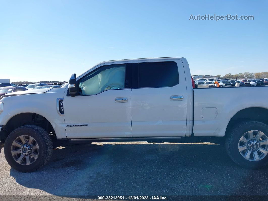 2020 Ford F-250 Platinum White vin: 1FT7W2BT0LED84093