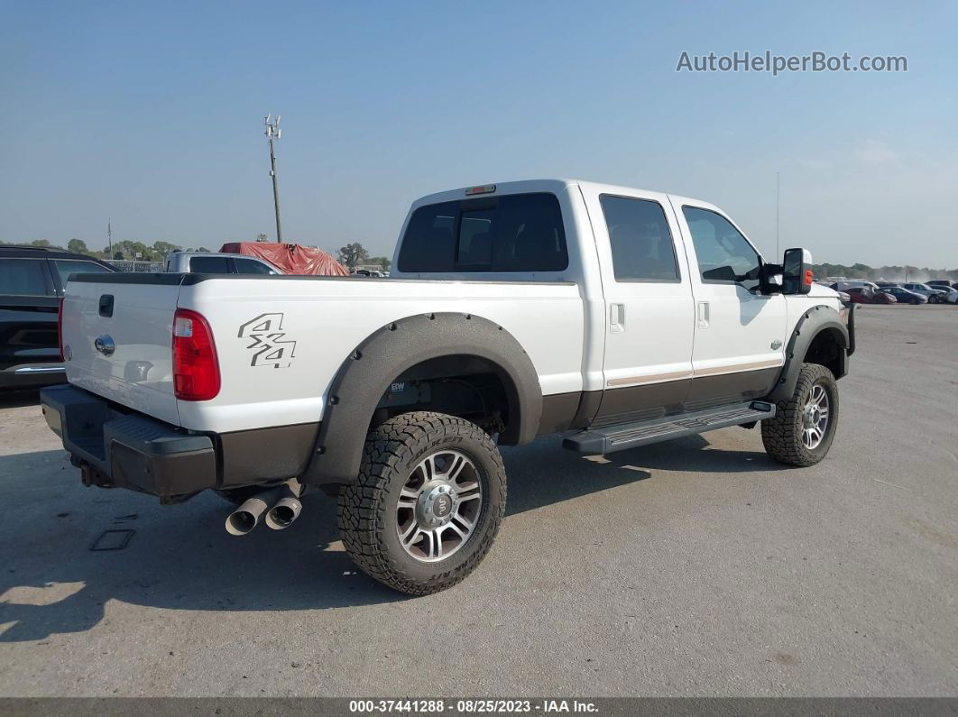 2016 Ford Super Duty F-250 Srw Lariat/platinum White vin: 1FT7W2BT1GED22773