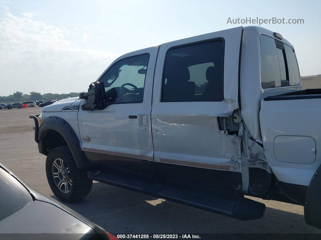 2016 Ford Super Duty F-250 Srw Lariat/platinum White vin: 1FT7W2BT1GED22773