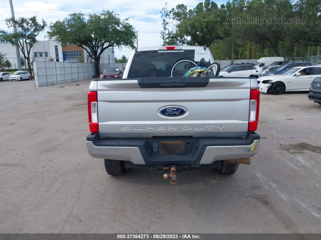 2018 Ford Super Duty F-250 Srw Xl/xlt/lariat Silver vin: 1FT7W2BT1JEB37260