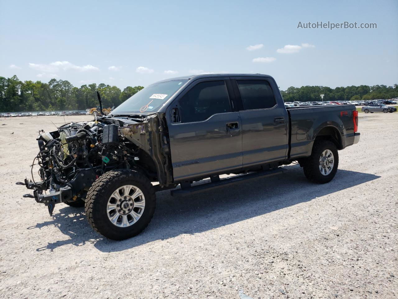 2020 Ford F250 Super Duty Gray vin: 1FT7W2BT1LEC19055