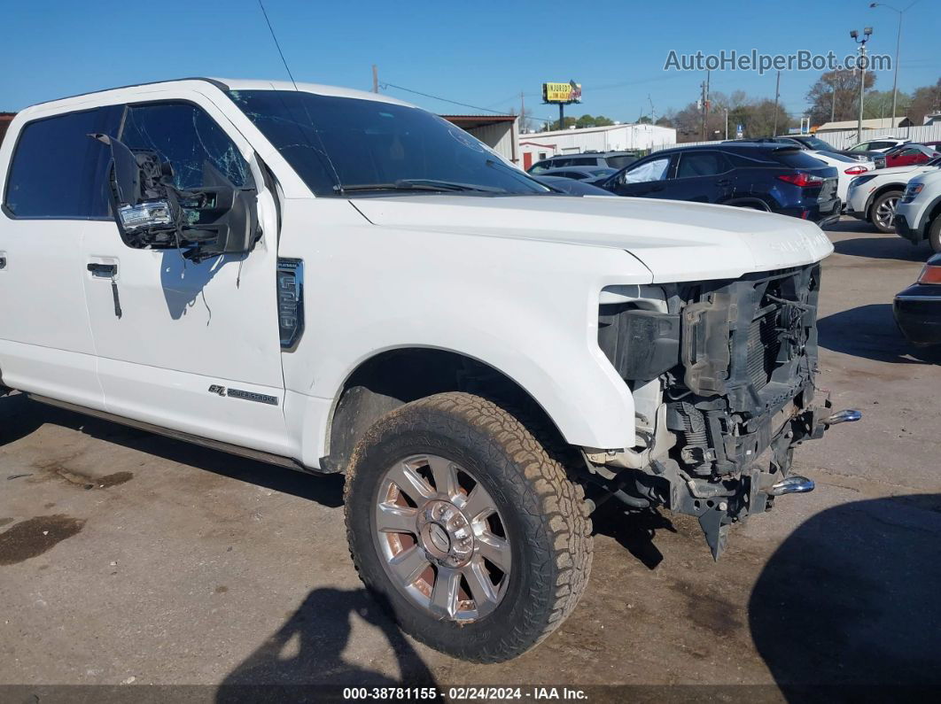 2020 Ford F-250 Platinum White vin: 1FT7W2BT1LED76391