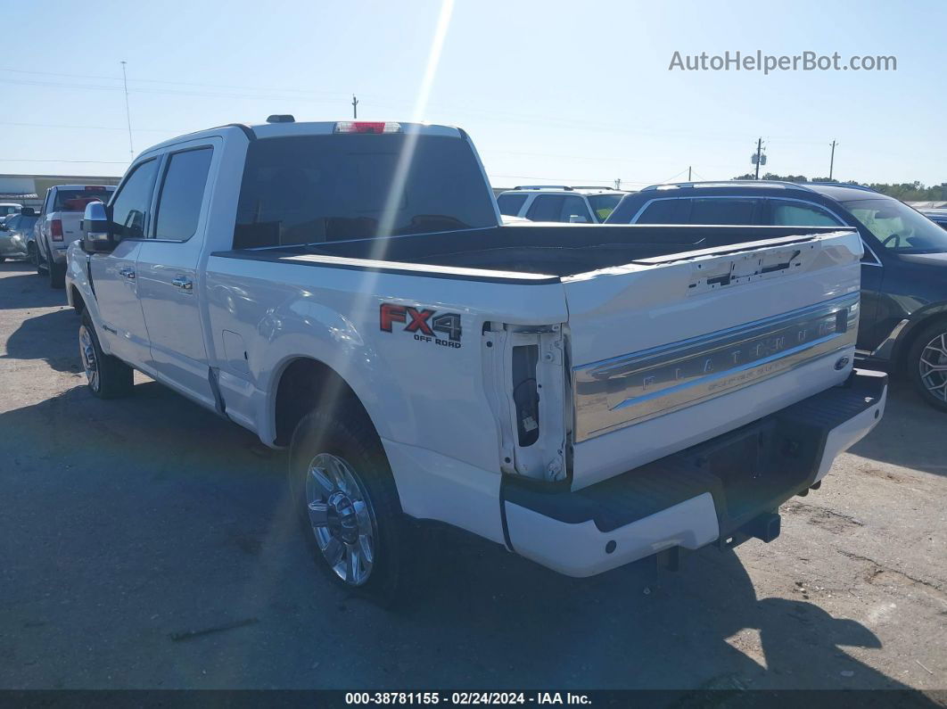 2020 Ford F-250 Platinum White vin: 1FT7W2BT1LED76391