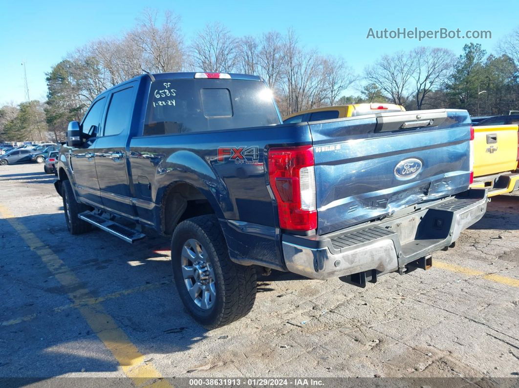 2018 Ford F-250 Lariat Blue vin: 1FT7W2BT2JEB36585