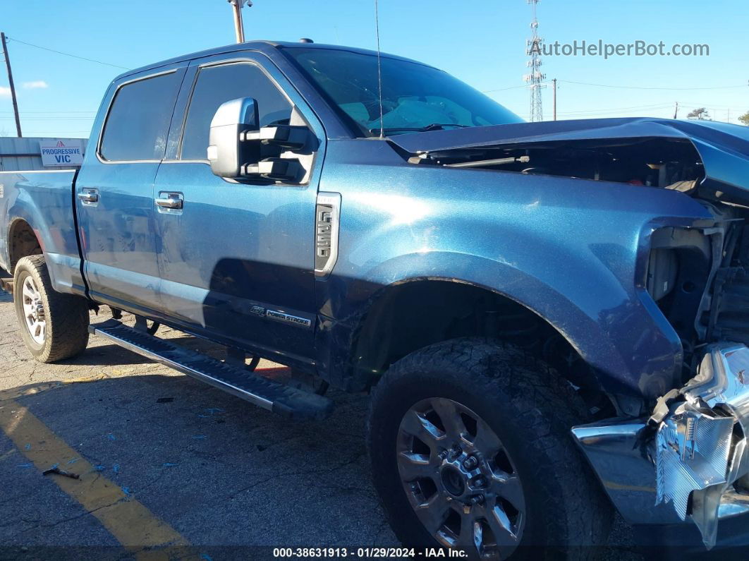 2018 Ford F-250 Lariat Blue vin: 1FT7W2BT2JEB36585