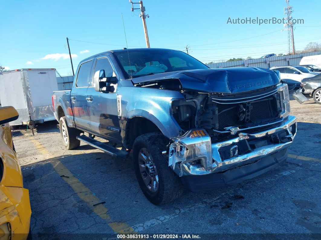 2018 Ford F-250 Lariat Blue vin: 1FT7W2BT2JEB36585