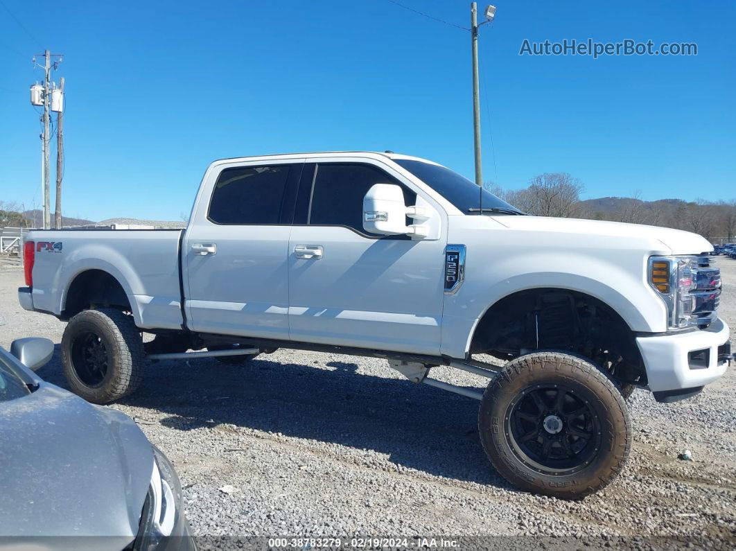 2018 Ford F-250 Xlt White vin: 1FT7W2BT2JEB38028